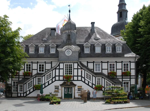 Gemeentehuis Rietberg Ostwestfalen — Stockfoto