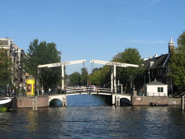 Σχέδιο Γεφυρών Στο Άμστερνταμ — Φωτογραφία Αρχείου