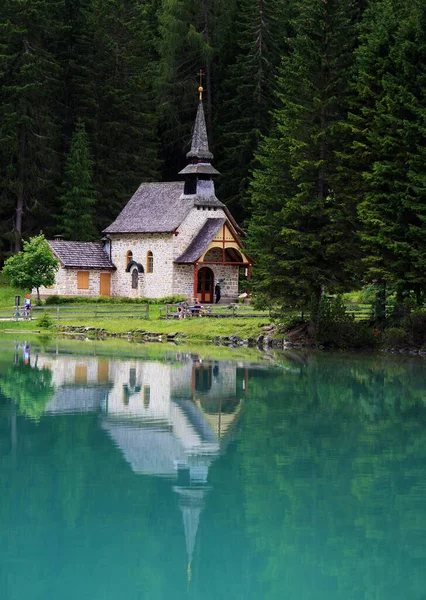 Capela Lago — Fotografia de Stock