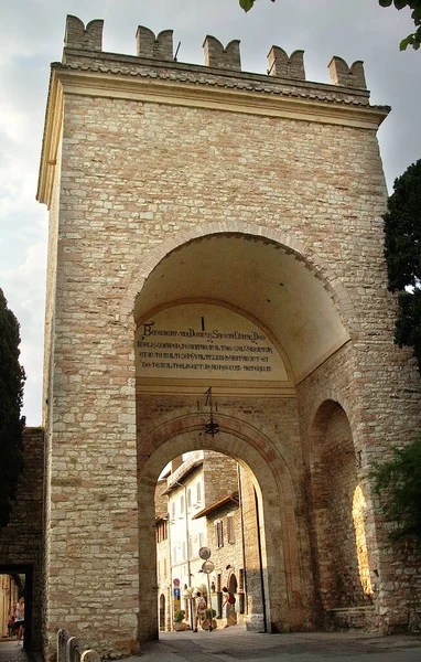 Asís Una Ciudad Montañosa Centro Italia Región Umbría —  Fotos de Stock