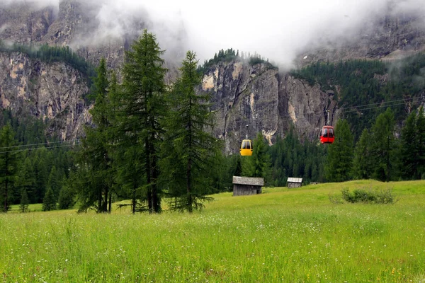 Południowy Tyrol Włochy Niebo Alpach Włoskich — Zdjęcie stockowe