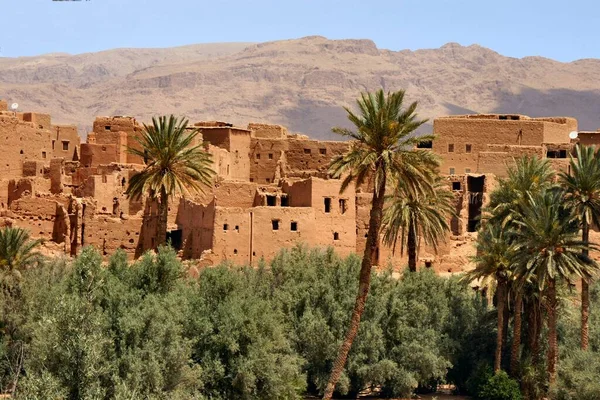 Estrada Dos 1000 Kasbahs Erfoud Para Quarzazate Marrocos — Fotografia de Stock