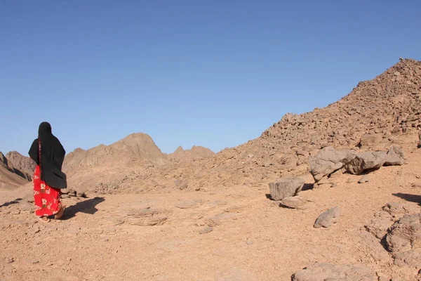 Man Desert Egypt — Stock Photo, Image