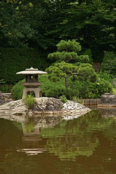 Japonská Zahrada Přírodní Flóra — Stock fotografie