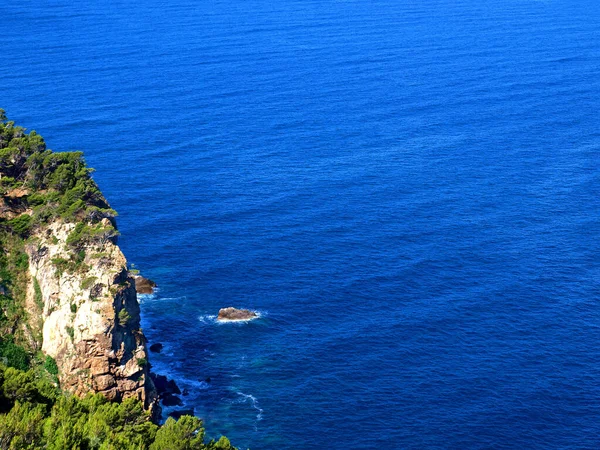 Vista Una Bellissima Costa Del Mare — Foto Stock