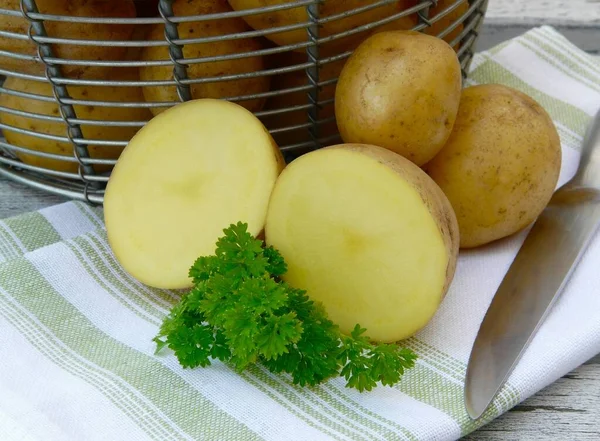 Vegetais Conceito Comida Batatas — Fotografia de Stock