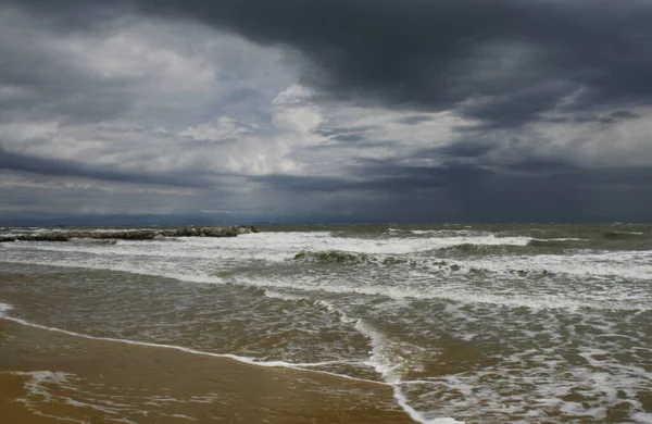 Stürmisches Wetter Der Adria — Stockfoto