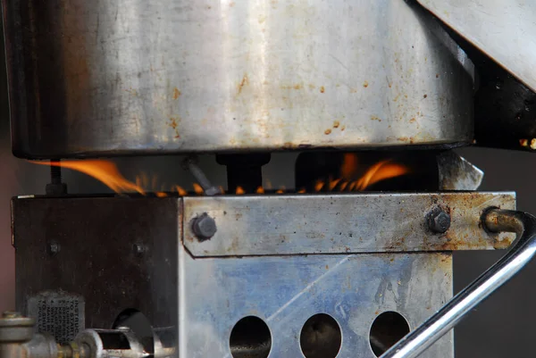 Fornello Gas Cucina Abitabile — Foto Stock