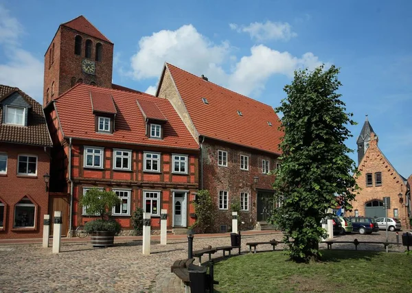 Blick Auf Die Altstadt Der Stadt Rothenburg Der Tauber Deutschland — Stockfoto