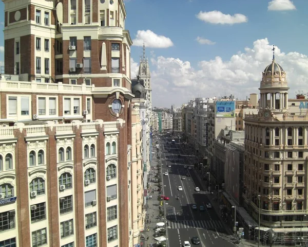 Blick Auf Die Gran Madrid — Stockfoto