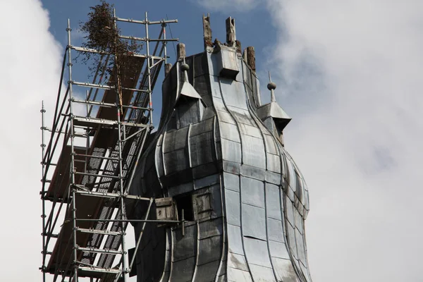 Vacker Utsikt Över Gamla Kyrkan — Stockfoto