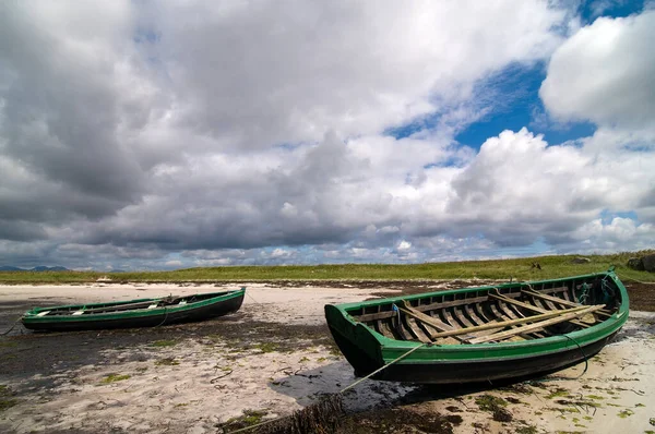 Old Rowing Boats Beach Carna — Stock Photo, Image
