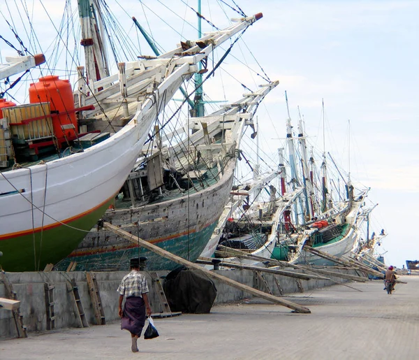 Vue Panoramique Sur Magnifique Port — Photo