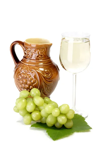 White Wine Glass — Stock Photo, Image
