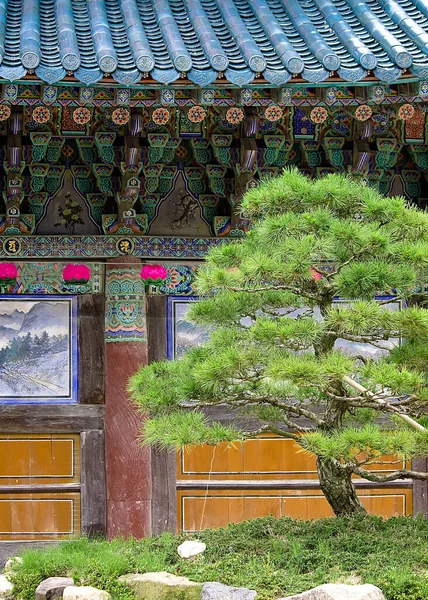 美しい寺院建築の風景詳細 — ストック写真