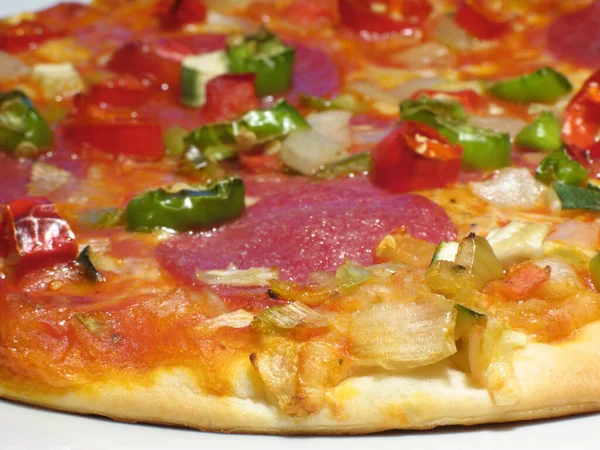 Saborosa Pizza Italiana Fast Food — Fotografia de Stock