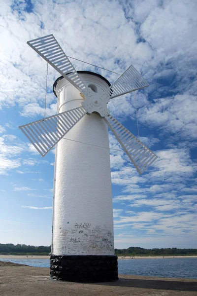 Molino Viento Energía Eléctrica Alternativa — Foto de Stock