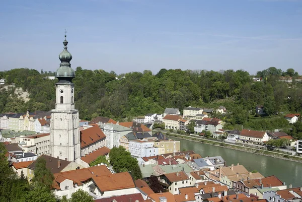 Burghausen Oude Stad — Stockfoto