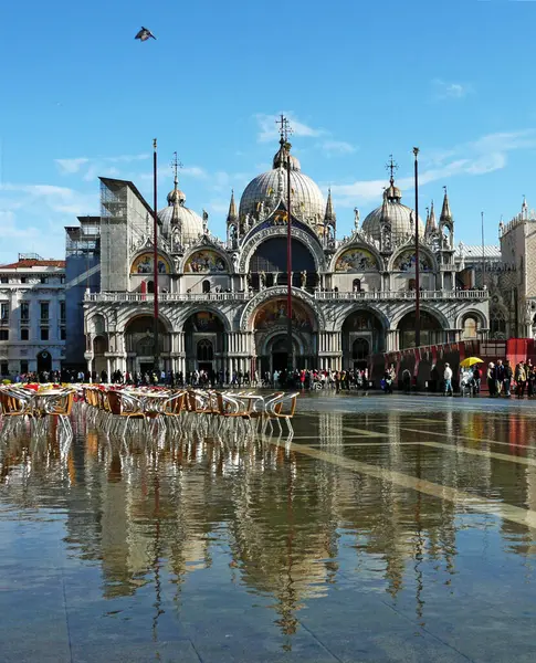 Venice Italy June Июня 2012 Вид Большой Канал Базилику Санта — стоковое фото