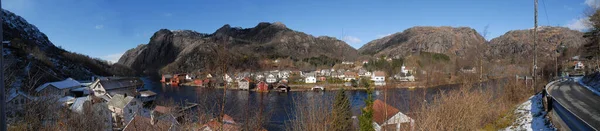 Noorwegen Natuur Landschap Achtergrond — Stockfoto