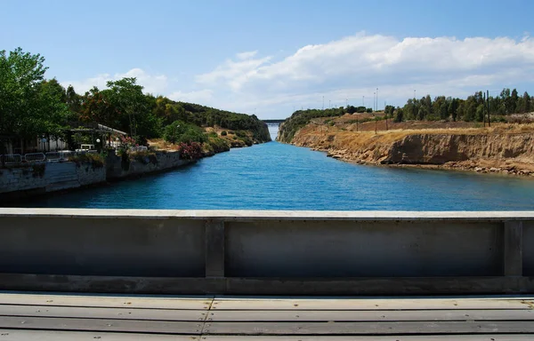 Vista Del Canal Corinto — Foto de Stock