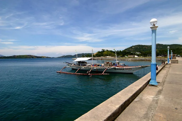 Vista Del Barco Pesca Orilla — Foto de Stock