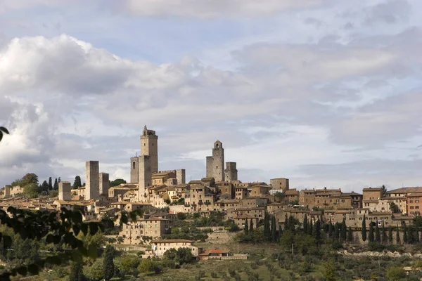 San Gimignano Italiensk Bergsstad Toscana — Stockfoto