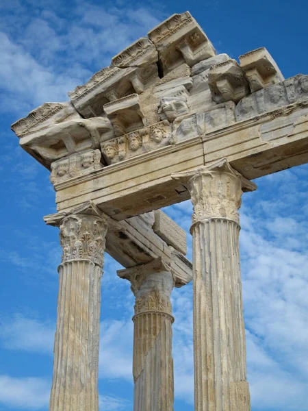 Starověké Zříceniny Chrámu Apollona Aténách Řecko — Stock fotografie