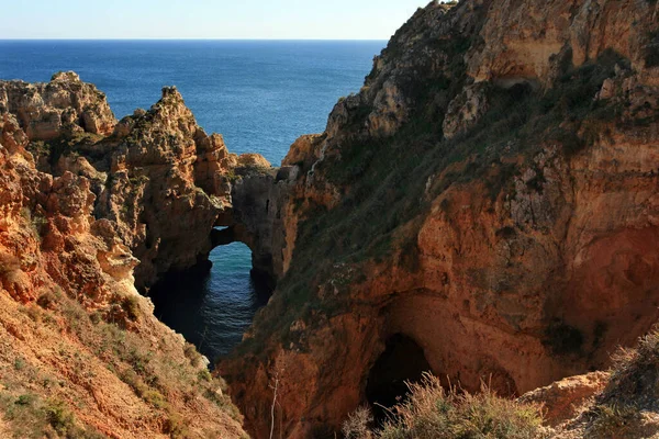 Formaciones Rocosas Algarve — Foto de Stock
