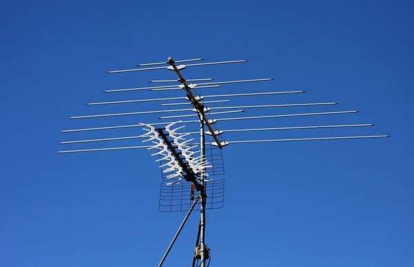 Antenna Erőmű Tetején — Stock Fotó