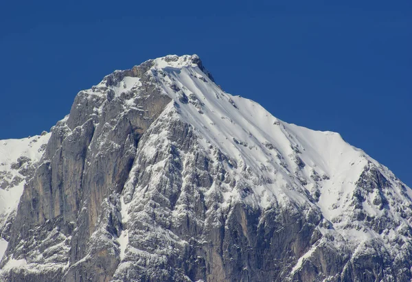 Cumbre Los Alpes Tiroleses Invierno —  Fotos de Stock