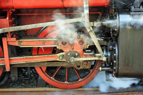 Vieja Locomotora Vapor Tren —  Fotos de Stock