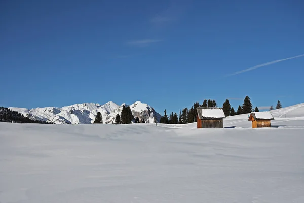 Vista Sobre Belas Montanhas Dos Alpes — Fotografia de Stock