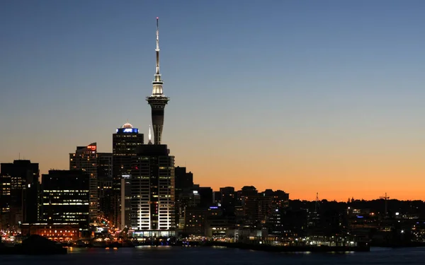 Auckland Zachodzie Słońca — Zdjęcie stockowe