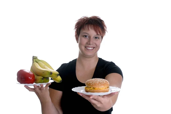 Fast Food Gezond Eten — Stockfoto