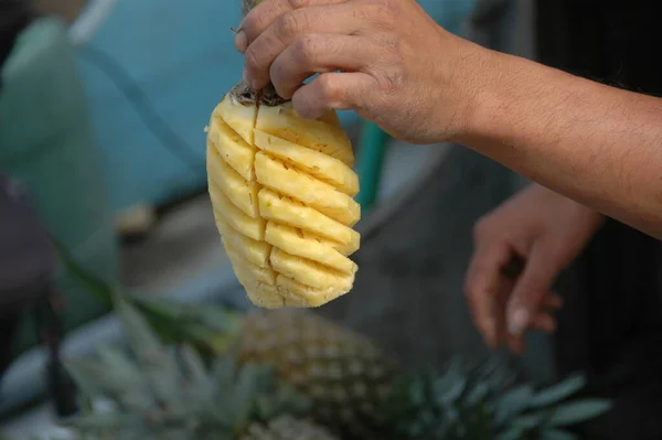 Ananas Fruits Tropicaux Été — Photo