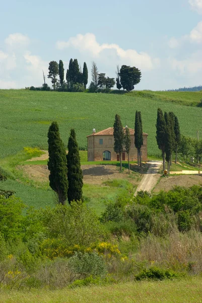 トスカーナの農家 イタリア イタリア トスカーナの家 — ストック写真
