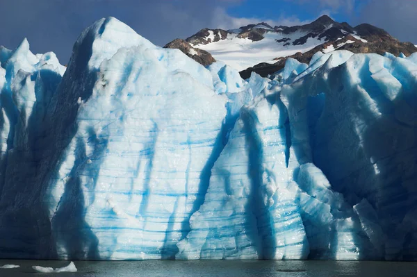 Ledový Ledovec Zimní Sněhobílý Led — Stock fotografie