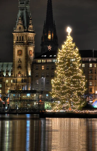 Hamburg Miasto Portowe Niemczech — Zdjęcie stockowe