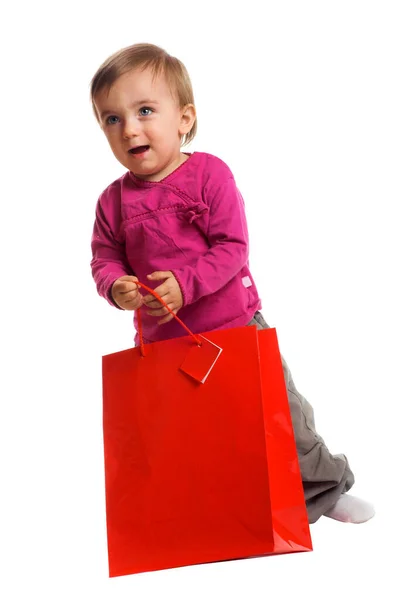 Retrato Menina Atraente Durante Dia — Fotografia de Stock