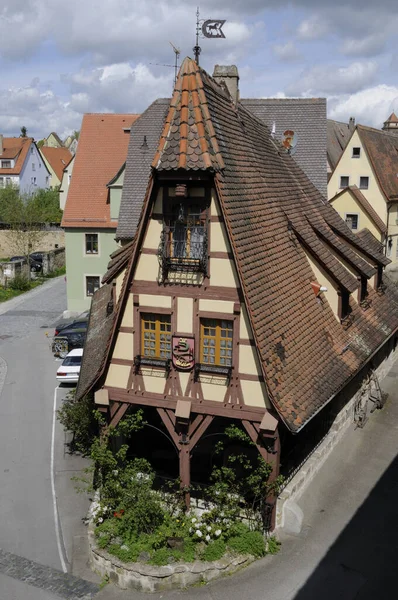 Rothenburg Der Tauber German Town Northern Bavaria — Stock Photo, Image