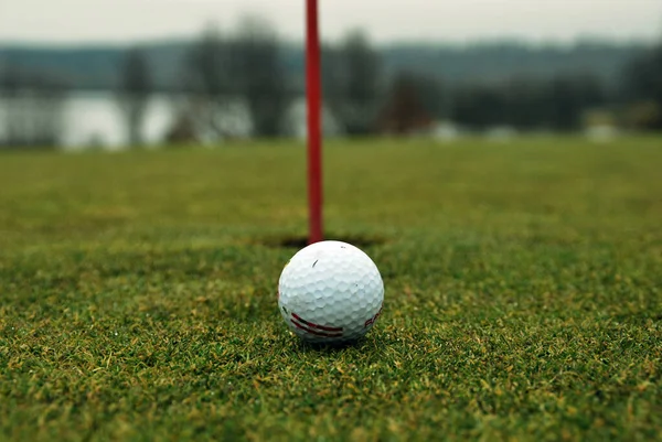 Golf Ist Eine Schläger Und Ballsportart Bei Der Die Spieler — Stockfoto