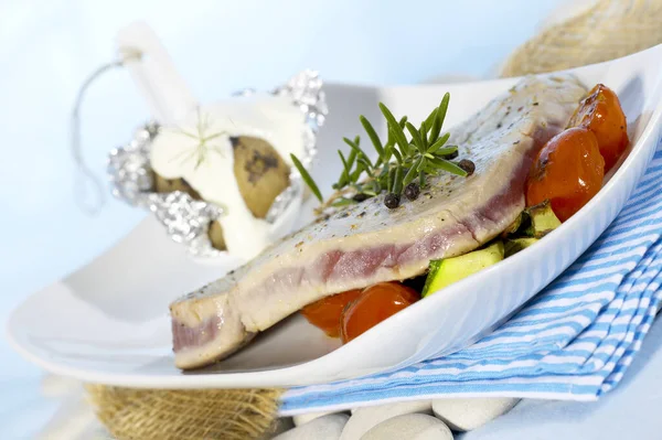 Close Uitzicht Heerlijk Eten — Stockfoto