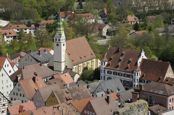 Kilátás Város Cesky Krumlov Cseh Köztársaság — Stock Fotó