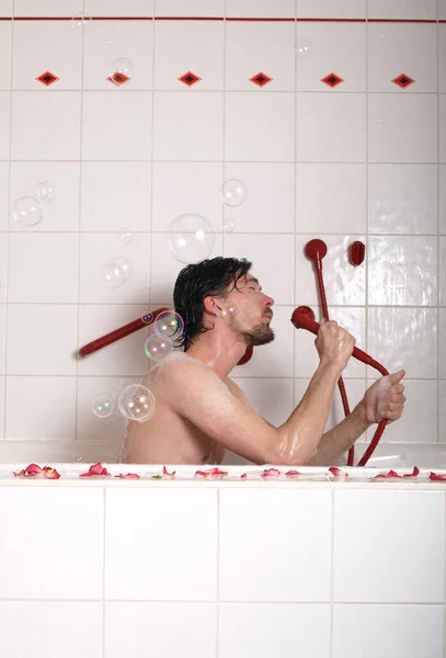 Karaoke Bathroom — Stock Photo, Image