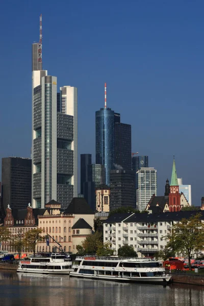 Edifici Nella Città Francoforte — Foto Stock
