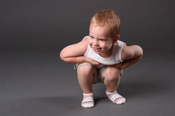 Closeup Portrait Cute Child — Stock Photo, Image