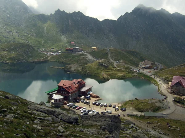 Mountain Lake Carpathians Stock Photo