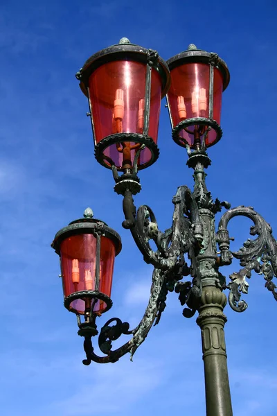 Lâmpada Rua Cidade — Fotografia de Stock