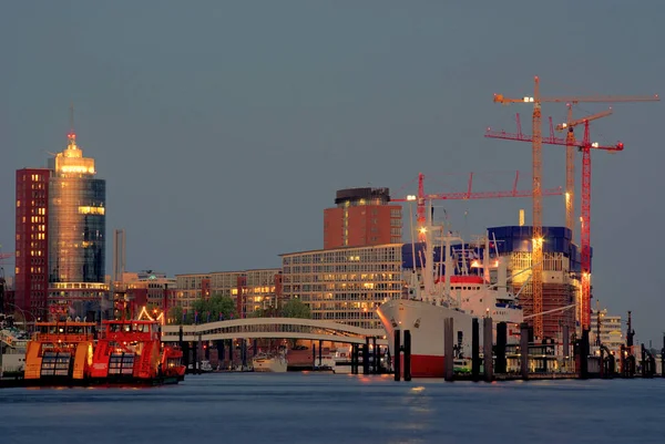 Cidade Porto Hamburgo Alemanha — Fotografia de Stock